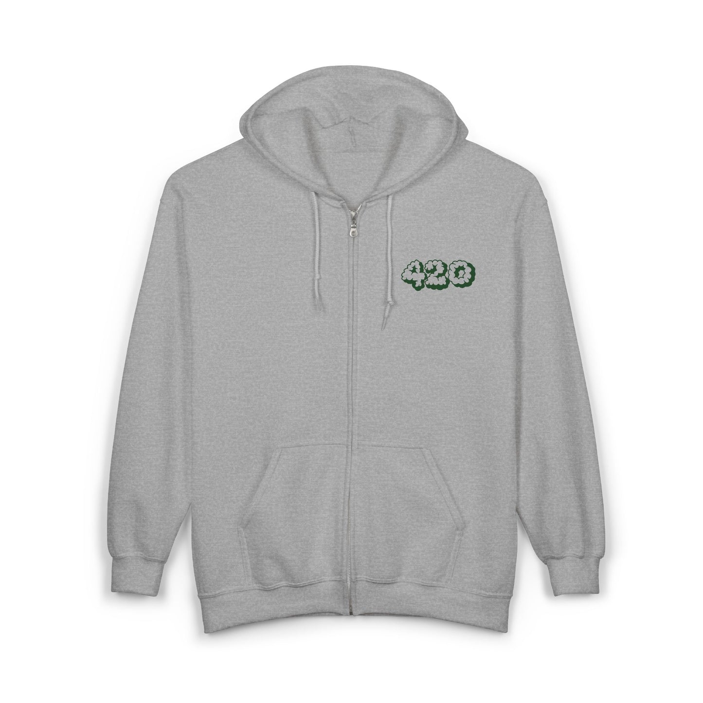 Weed limit 420 Unisex Zip Hoodie - Cannabis Lovers Cozy Apparel