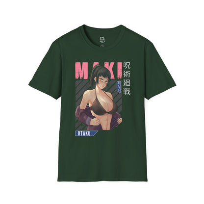 Maki Zennin Jujitsu Softstyle T-Shirt - Anime Character Tee