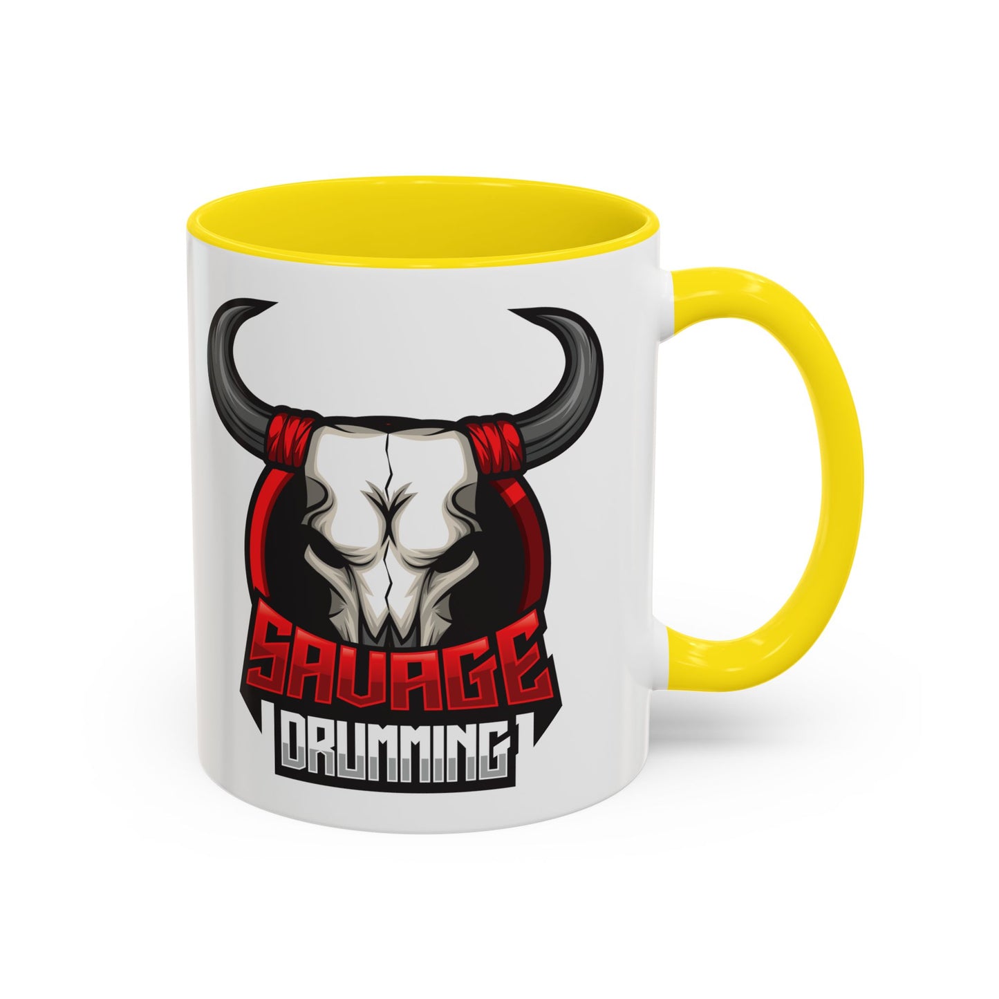 Savage Drumming Accent Coffee Mug | 11 & 15oz |