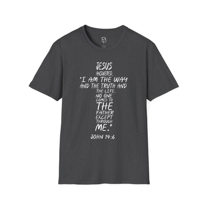 Christian Tee - Inspirational Quote Shirt, John 14:6