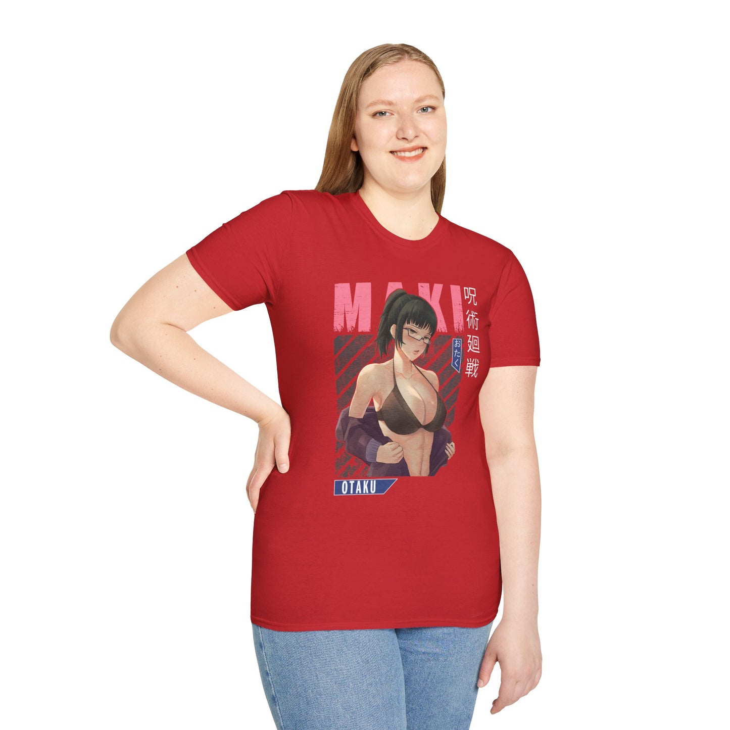 Maki Zennin Jujitsu Softstyle T-Shirt - Anime Character Tee