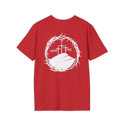 Faith-Inspired Unisex T-Shirt - Christ & King W/Thorn Crown Tee