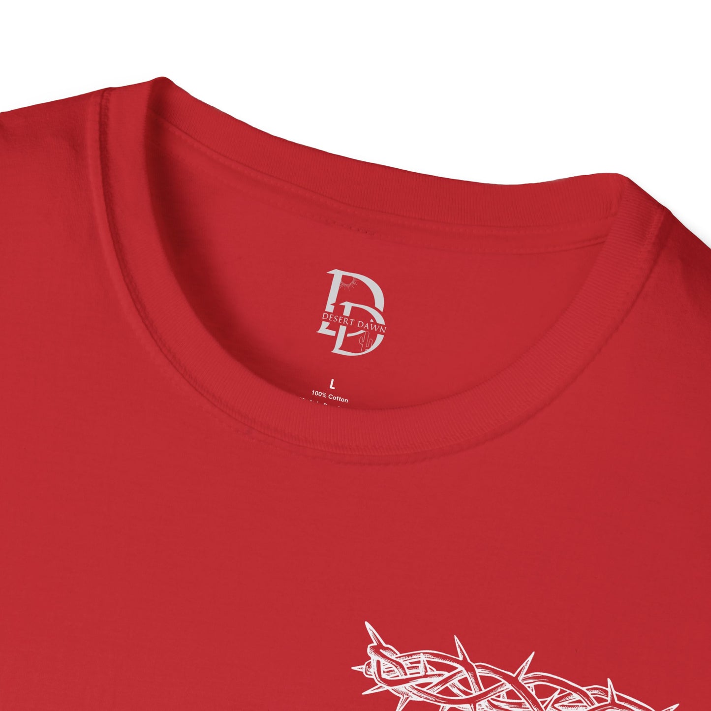 Christ is King Graphic Tee - Unisex Softstyle T-Shirt, Faith-Based Christian Gift
