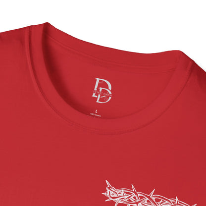 Christ is King Graphic Tee - Unisex Softstyle T-Shirt, Faith-Based Christian Gift