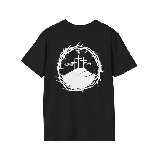 Faith-Inspired Unisex T-Shirt - Christ & King W/Thorn Crown Tee