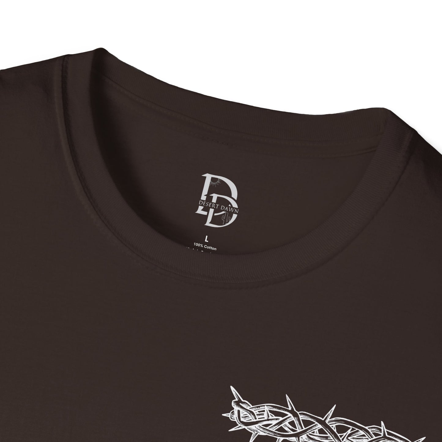 Faith-Inspired Unisex T-Shirt - Christ & King W/Thorn Crown Tee