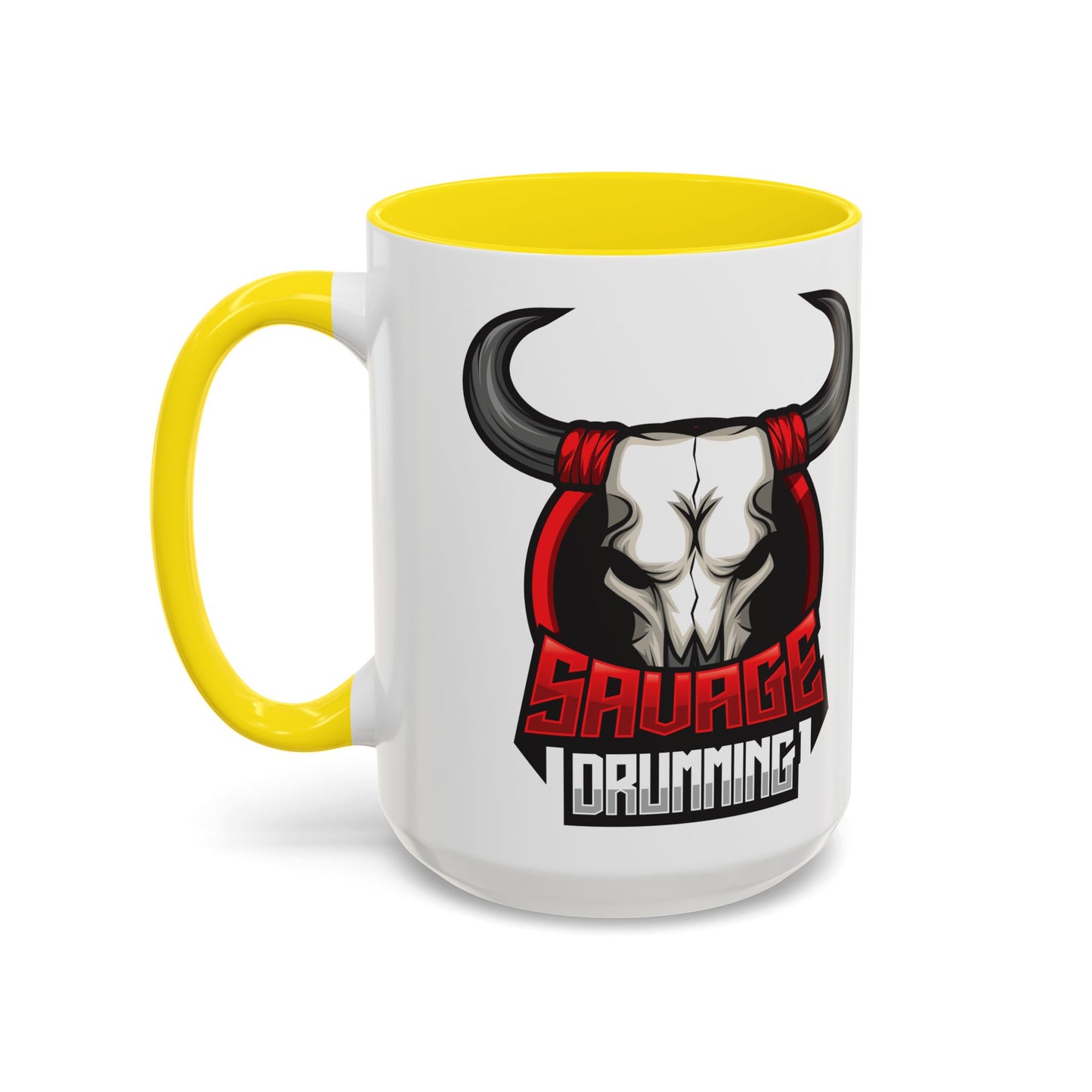 Savage Drumming Accent Coffee Mug | 11 & 15oz |