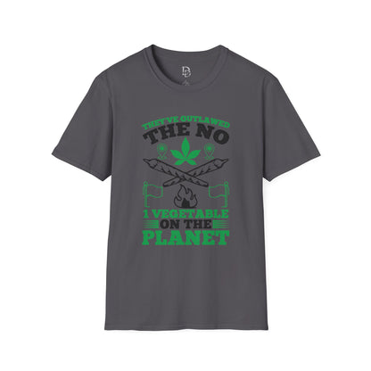 Funny Outlawed Weed Unisex T-Shirt