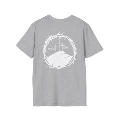 Faith-Inspired Unisex T-Shirt - Christ & King W/Thorn Crown Tee