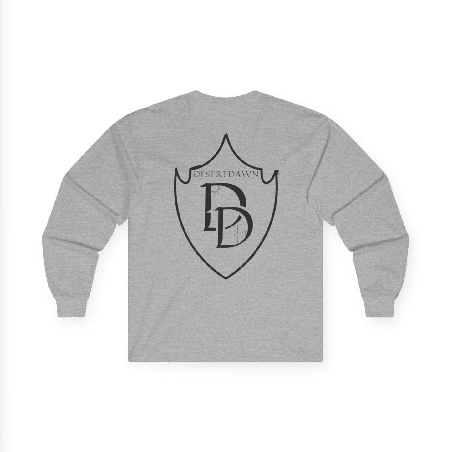 Desert Dawn Shield Design Long Sleeve Tee