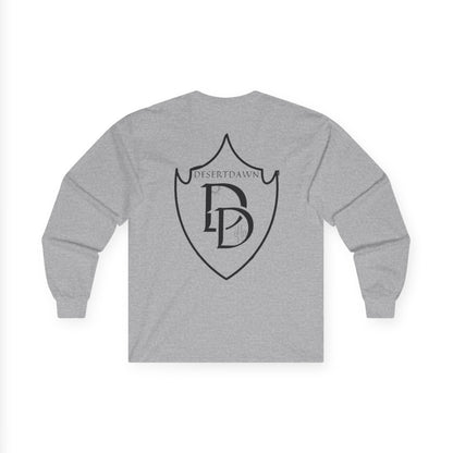 Desert Dawn Shield Design Long Sleeve Tee