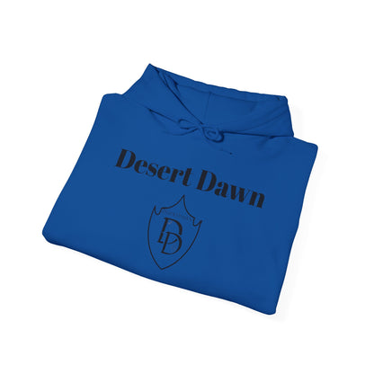 Desert Dawn Shield Design Hooded Sweatshirt