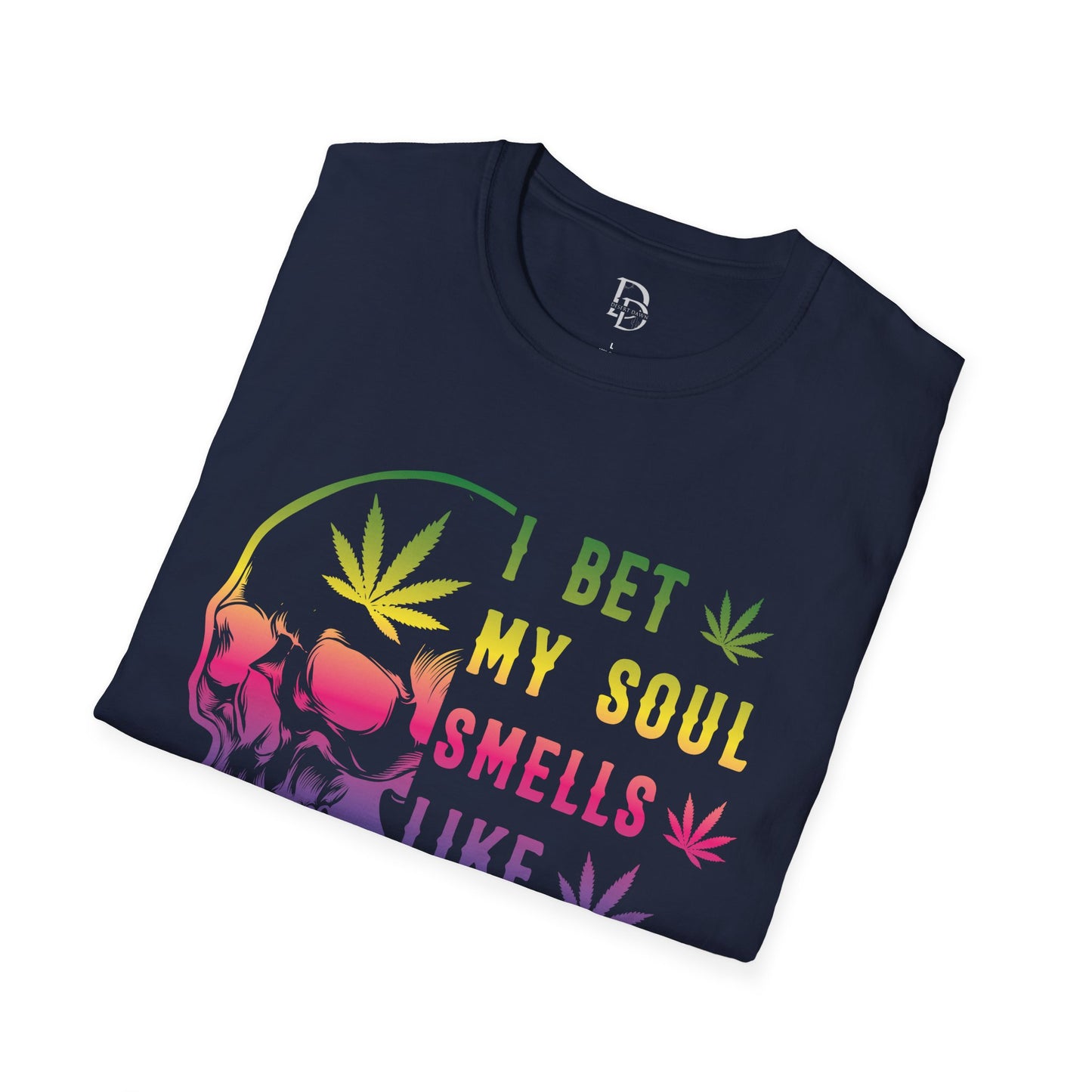 Colorful Skull Weed Unisex T-Shirt