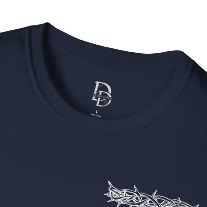 Faith-Inspired Unisex T-Shirt - Christ & King W/Thorn Crown Tee