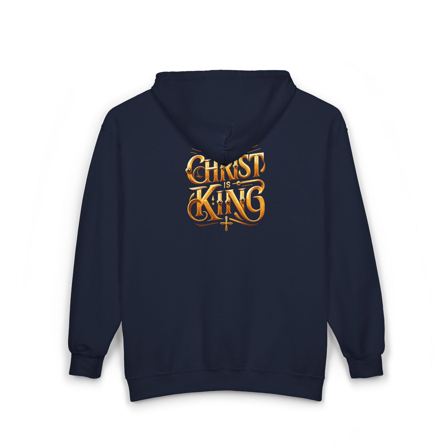 Christ is King Golden Full Zip Hoodie