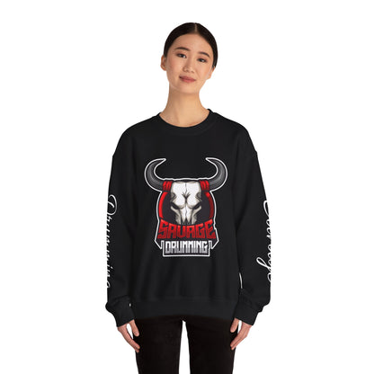 Savage Drumming  Crewneck Sweatshirt