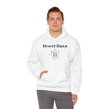 Desert Dawn Shield Design Hooded Sweatshirt
