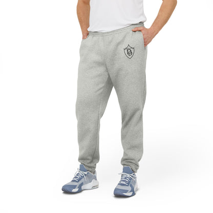 Adidas Fleece Joggers Desert Dawn Shield design