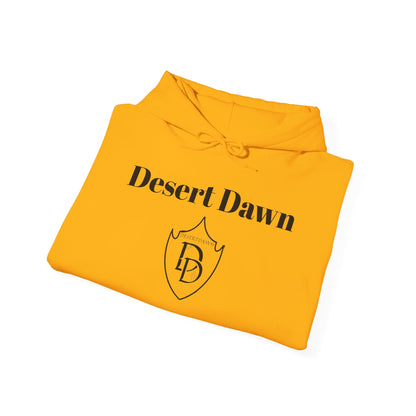 Desert Dawn Shield Design Hooded Sweatshirt