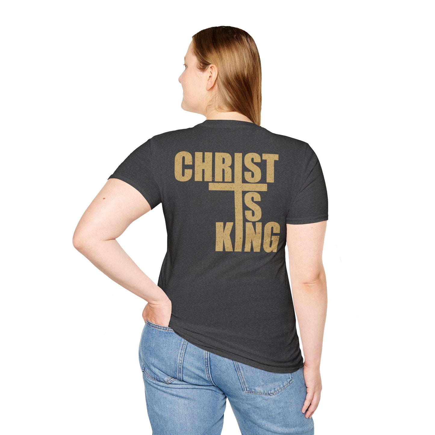 Faith-Inspired Unisex T-Shirt - 'Christ is King' Graphic Tee