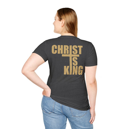 Faith-Inspired Unisex T-Shirt - 'Christ is King' Graphic Tee