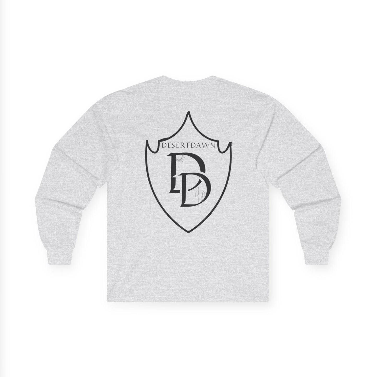 Desert Dawn Shield Design Long Sleeve Tee