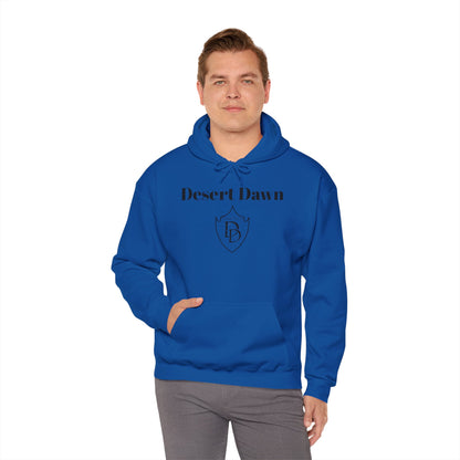 Desert Dawn Shield Design Hooded Sweatshirt