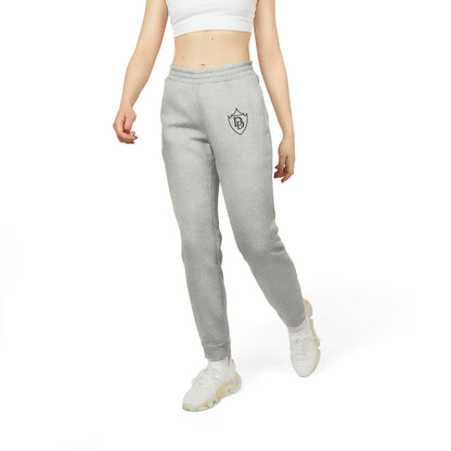 Adidas Fleece Joggers Desert Dawn Shield design