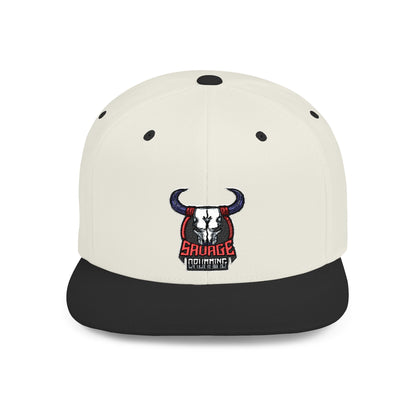 Savage Drumming Flat Bill Snapback Hat