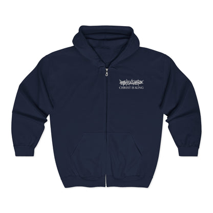 Faithful Style Full Zip Hoodie - Christ is King design