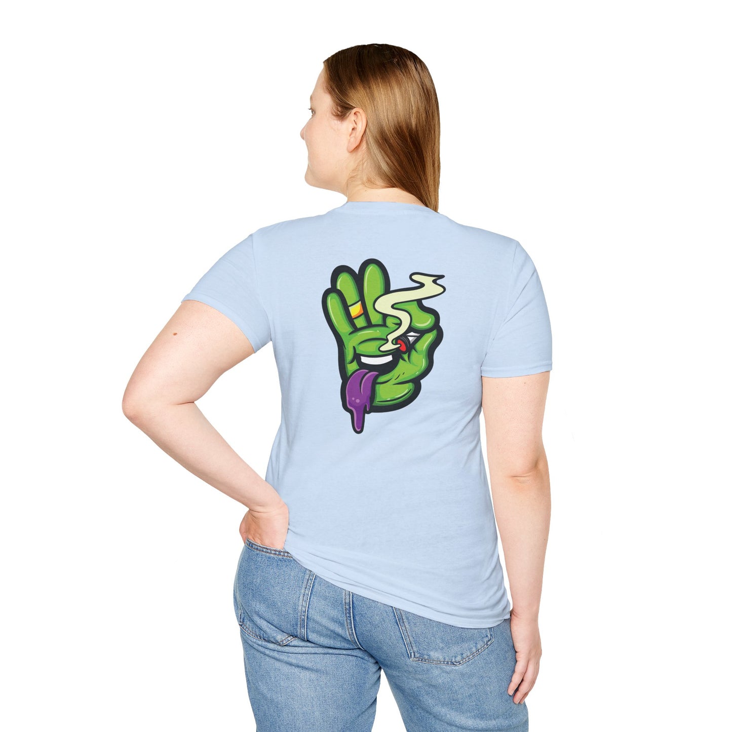 420 Graphic Unisex T-Shirt - Blunt Smoking Graphic