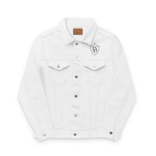 Embroidered Desert Dawn Royal Denim Jacket