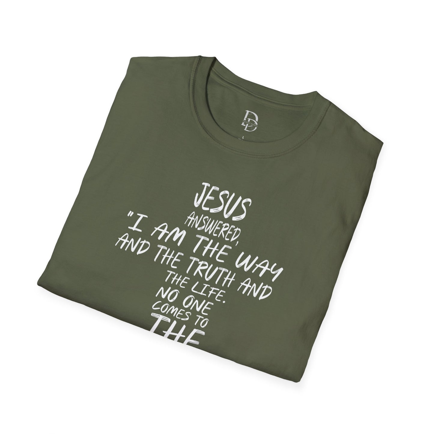 Christian Tee - Inspirational Quote Shirt, John 14:6