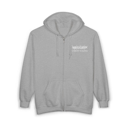 Faithful Style Full Zip Hoodie - Christ is King design