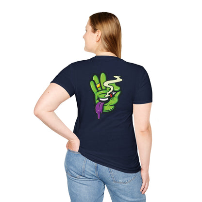 420 Graphic Unisex T-Shirt - Blunt Smoking Graphic