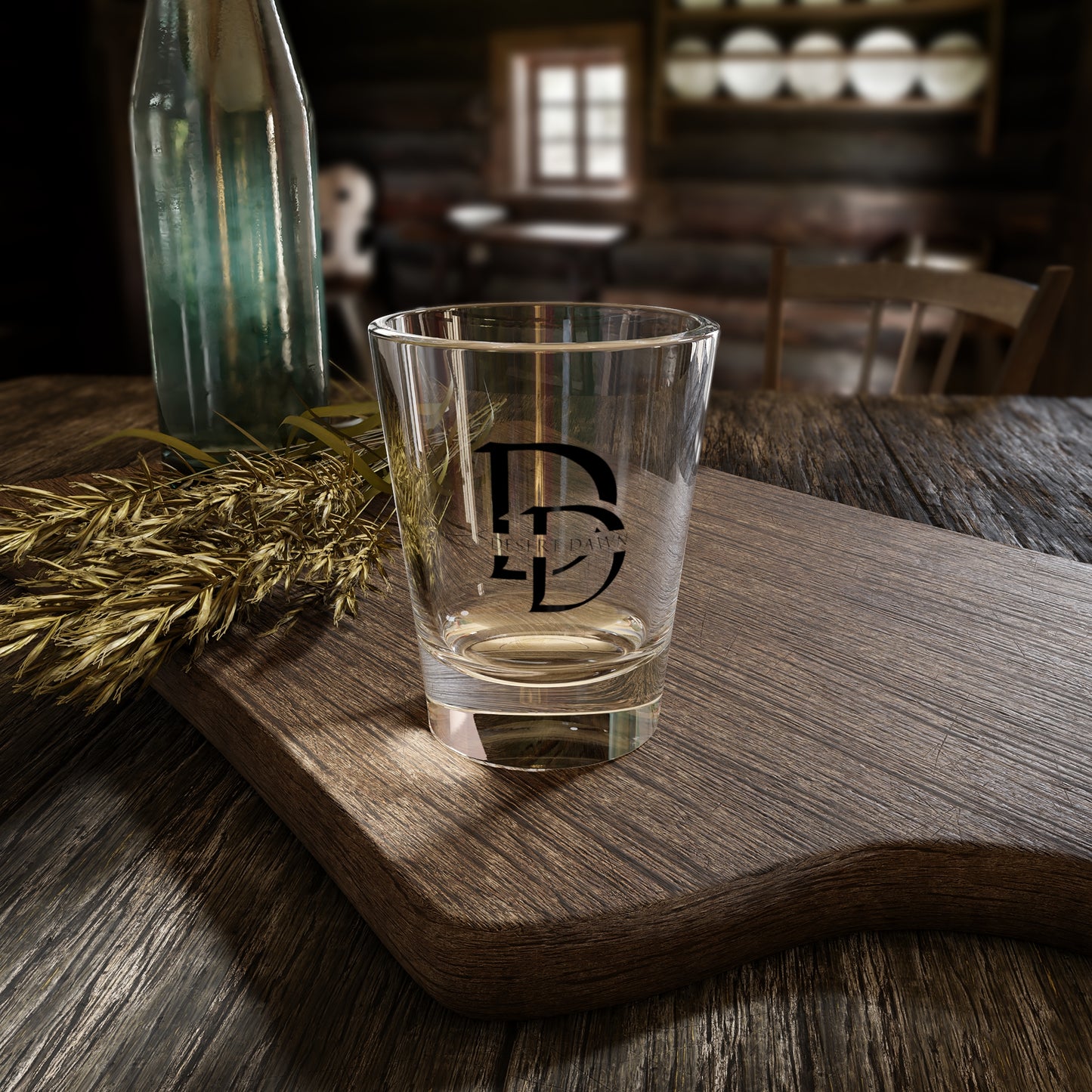 Shot Glass Desert Dawn logo