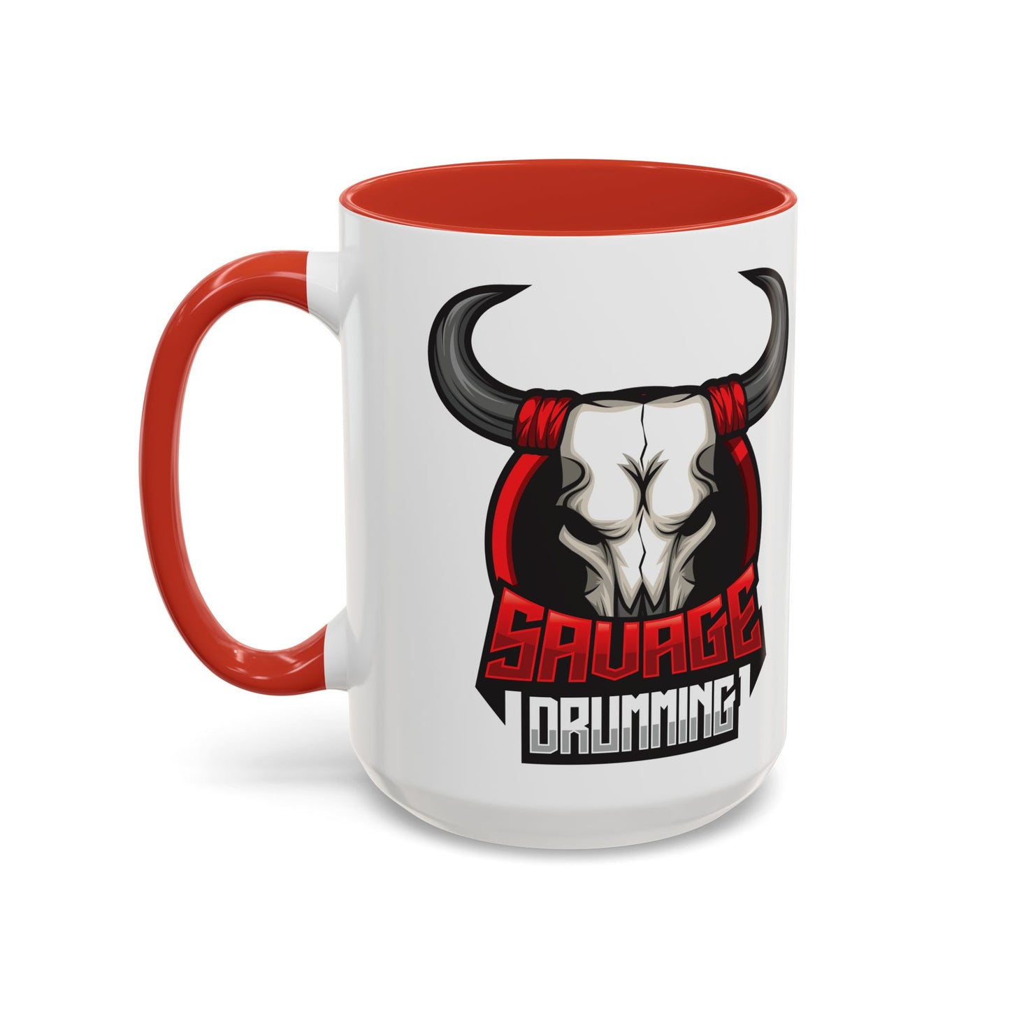 Savage Drumming Accent Coffee Mug | 11 & 15oz |