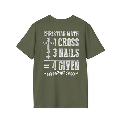 Christian Math Unisex T-Shirt - Faith Shirt, Religious Tee, Inspirational Gift