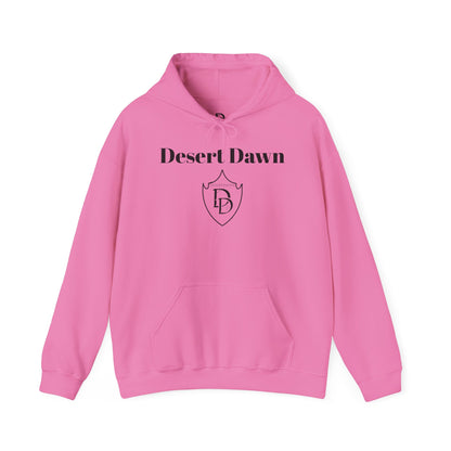 Desert Dawn Shield Design Hooded Sweatshirt