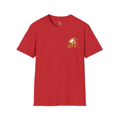 Christian T-Shirt Blessed loved and led