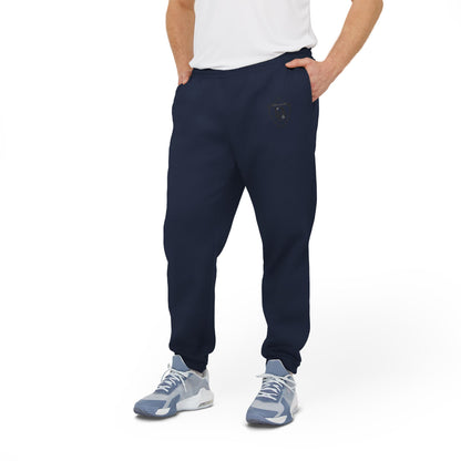 Adidas Fleece Joggers Desert Dawn Shield design
