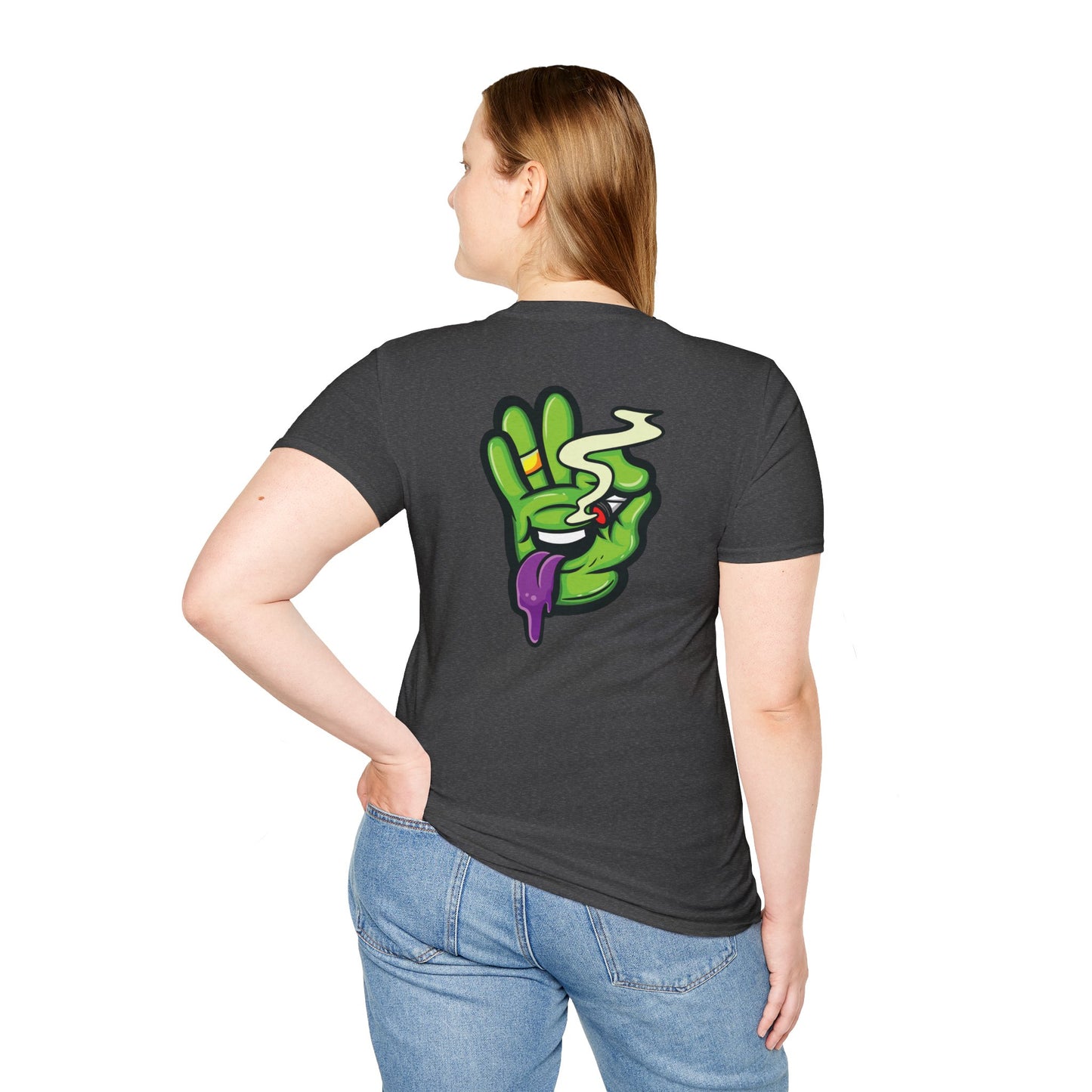 420 Graphic Unisex T-Shirt - Blunt Smoking Graphic