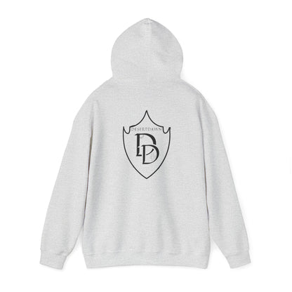 Desert Dawn Shield Design Hooded Sweatshirt