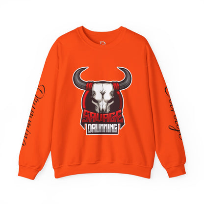 Savage Drumming  Crewneck Sweatshirt