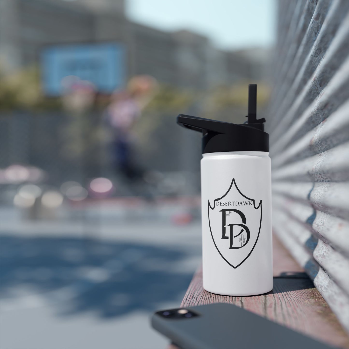 Desert Dawn Royal Shield Water Bottle