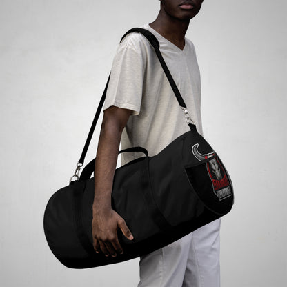 Savage Drumming Black Duffel Bag