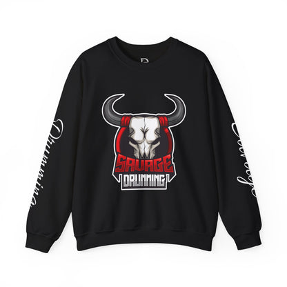 Savage Drumming  Crewneck Sweatshirt