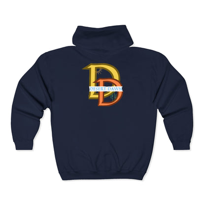 Desert Dawn Full Zip Hooded Sweatshirt