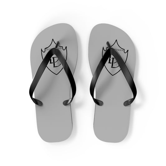 Desert Dawn Shield Logo Flip Flops