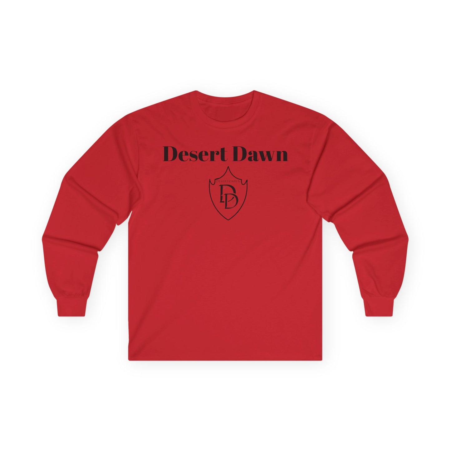 Desert Dawn Shield Design Long Sleeve Tee